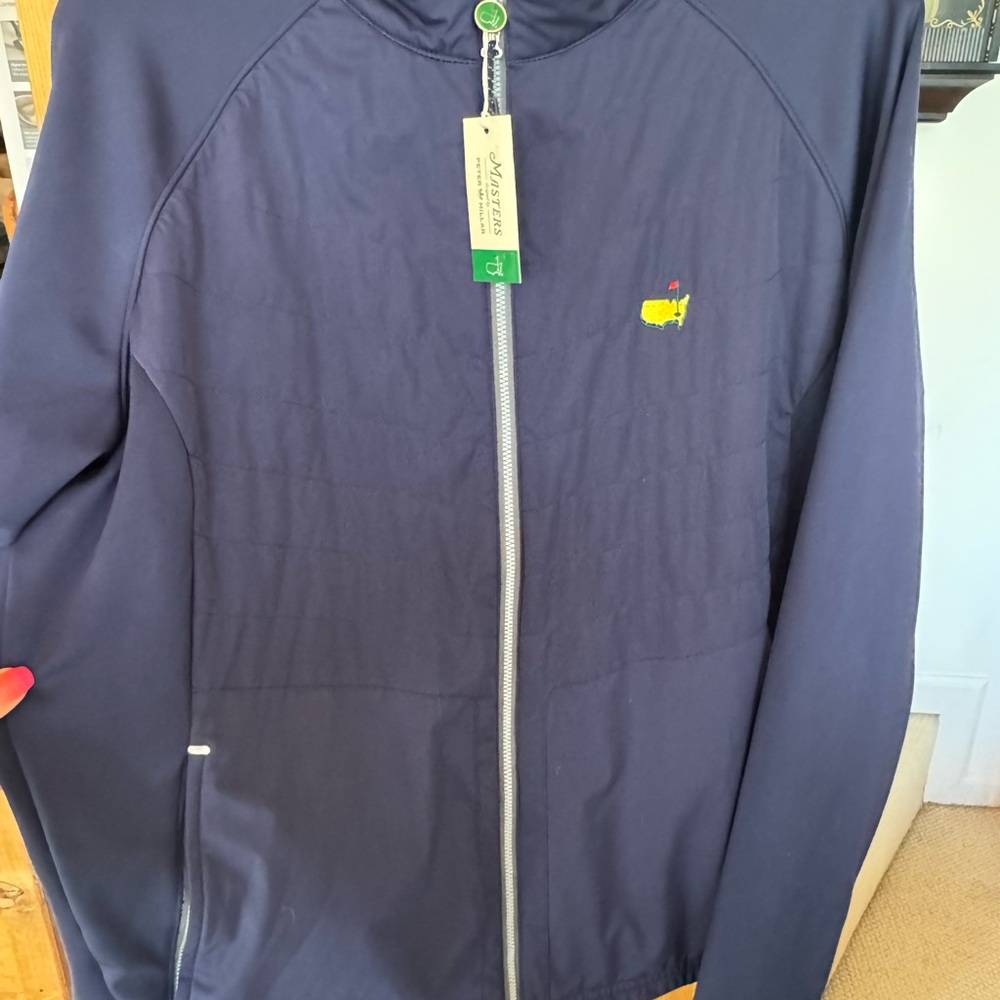 Masters Exclusive Peter Millar Jacket Navy Large NWT - Picture 2 of 7